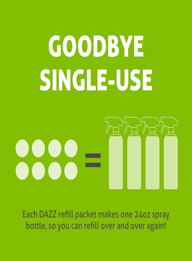 DAZZ Natural Cleaning Tablets - All Purpose Cleaner Refill Pack - Makes (4) 32oz Bottles - Just Add Water - Image 4