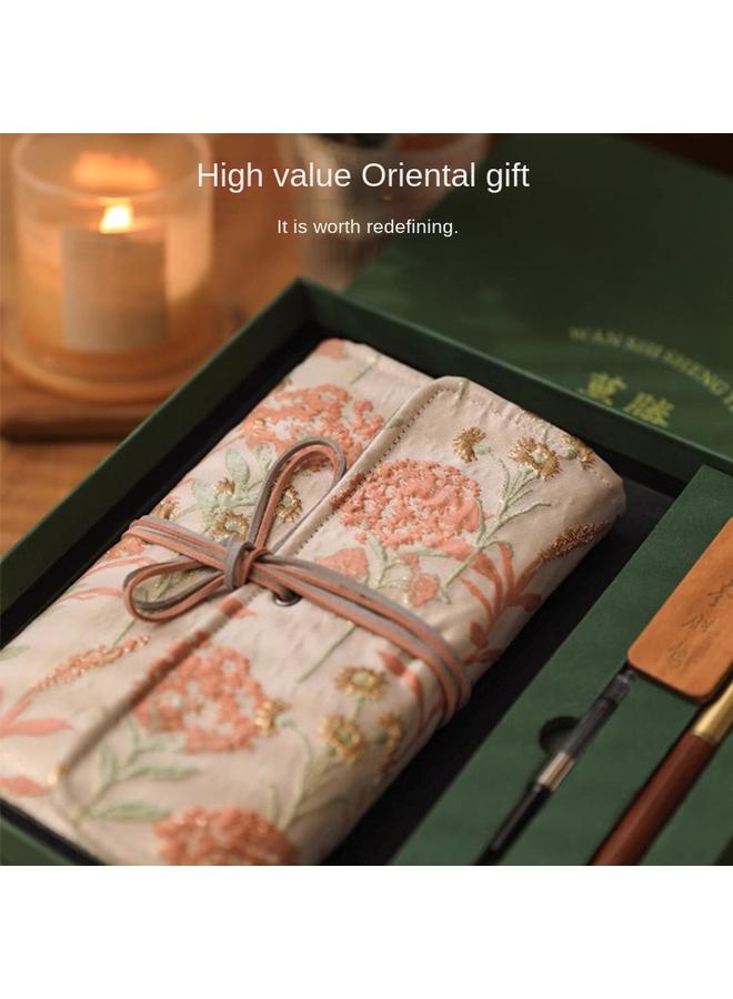 Bluejw Guofeng Notebook Pen Book Gift Box Suit Hand Account Journal High Color Value Conference Office Notepad University - Image 3