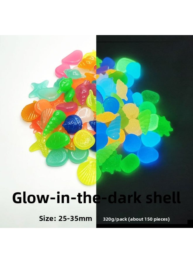 Color Spinning Top Children's Toy Set 3A Acrylic Healthy Durable Material Cartoon Animal Handmade Jewelry-Color:Luminous Shells (320g ~ 150) - Image 1