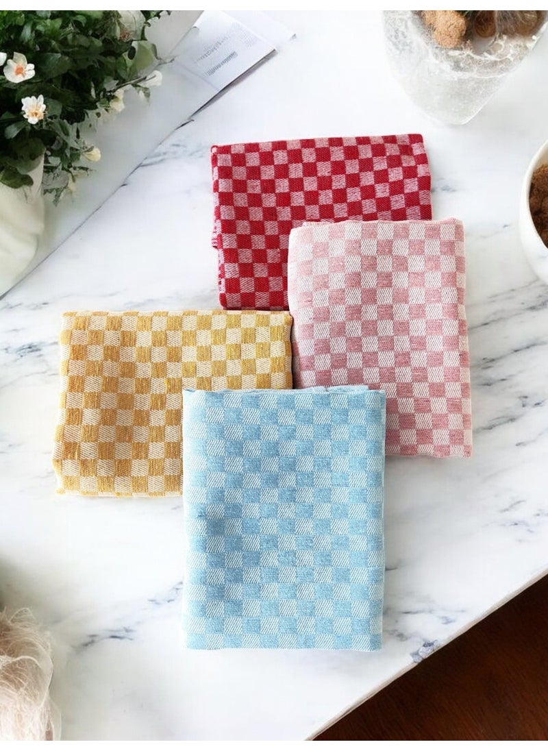 Cnr Garden 4 Piece Drying Cloth 40X60 cm Kitchen Towel Hand Towel Drying Set  - Image 1