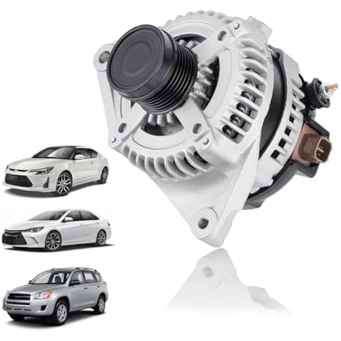 LONGKEES 12V 100AMP Alternator FIT Scion TC 2011-2016, Camry 2012-2015, RAV4 2009-2012 2.5L L4, Replaces 2706036010 1042102270 1042102340 11402 - Image 1