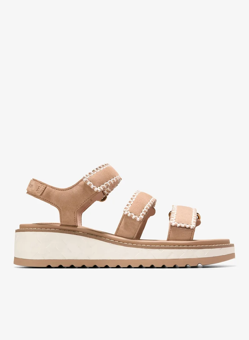 Women's GrandPro Daylin Wedge Triple Strap Sandals