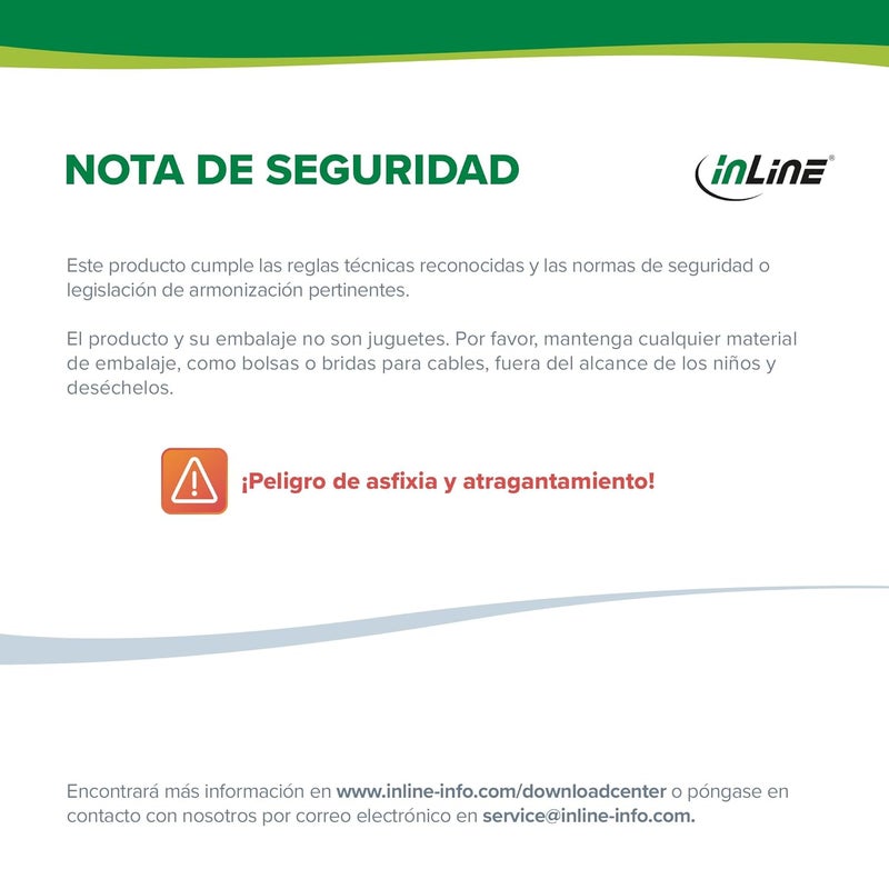 إن لاين كابل InLine® 3 متر 2x موصل سينش إلى مقبس 3.5 مم كابل سينش إلى جاك - أبيض/ذهبي - Image 3