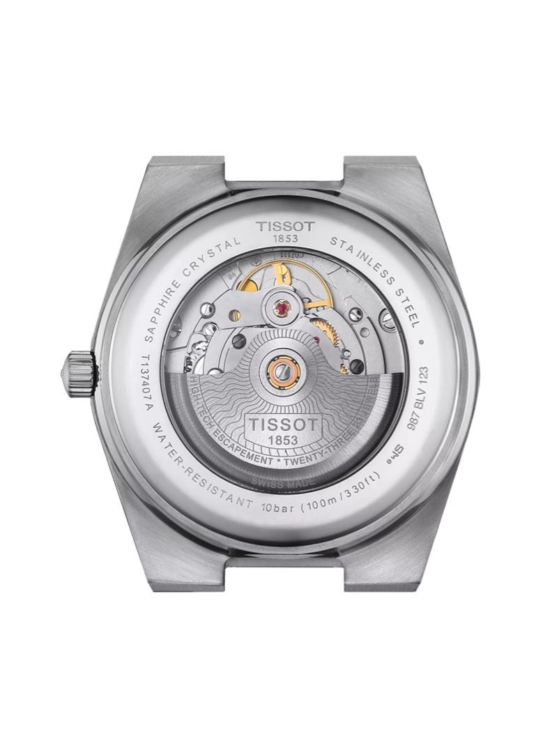 TISSOT Tissot PRX Men's Swiss Mechanical Watch 40mm-Blue  - Image 4