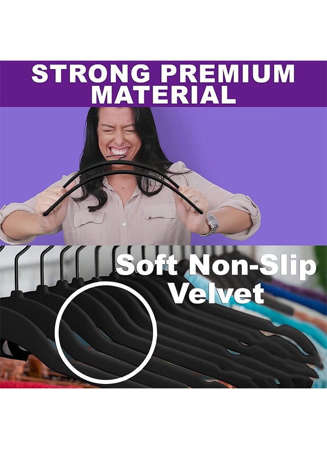 Arabest - Non-slip Suit Hanger 50PCS, Ultra-Thin Space-Saving 360 Degree Rotating Hooks, Sturdy and Durable, Suitable for Coats, Jackets, Pants, Dresses - Image 1