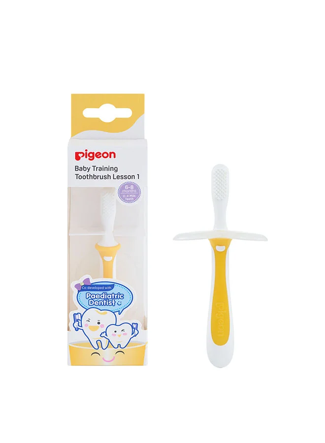 pigeon Baby Training Toothbrush Lesson 1