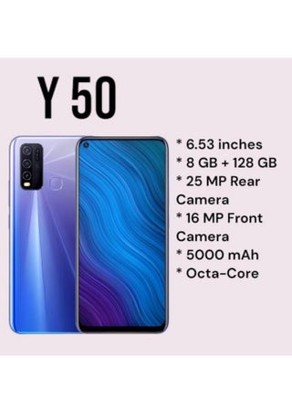 Y50 Dual Sim Iris Blue 8GB RAM 128GB 4G LTE - view 2