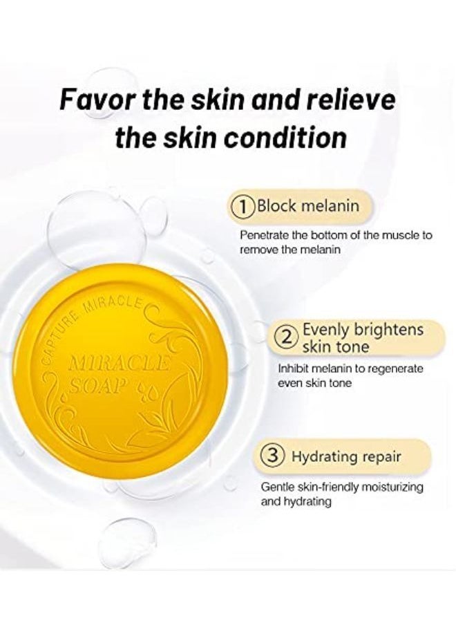 Aichun beauty Vitamin C & Nicotinamide Essence Soap for skin cleansing 100g  - Image 4