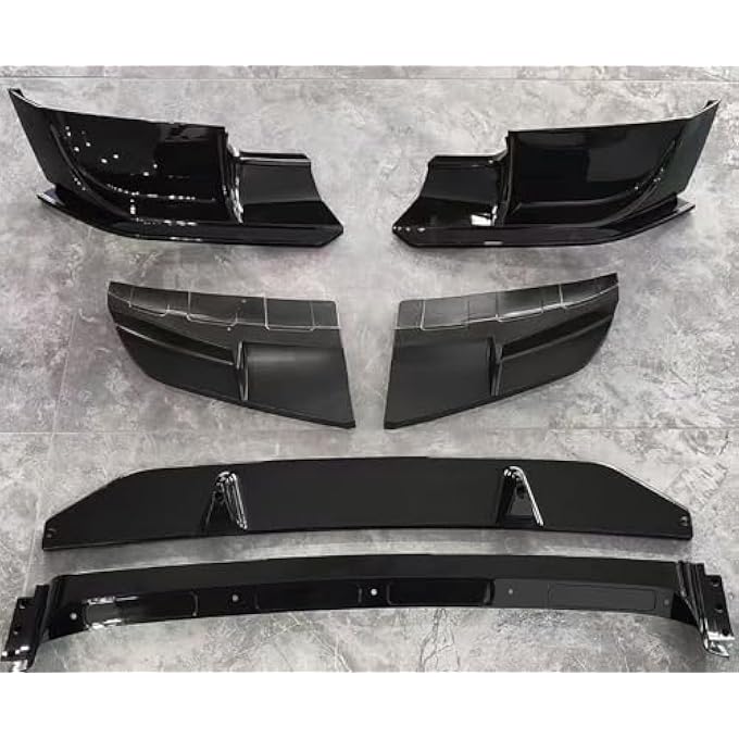 Wusecssy Black Front Bumper Trims Lip Cover fit for 2020-2026 Land Rover Defender 110 130 90 - Image 5