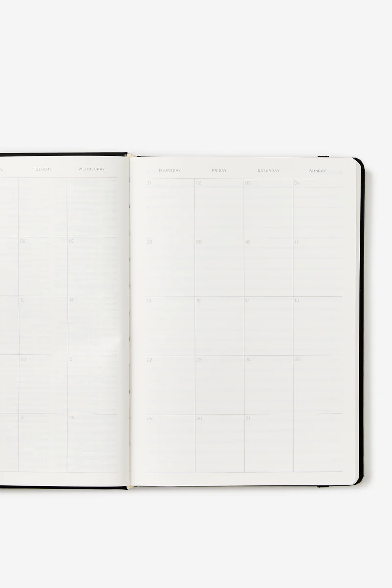 Typo 2026 A5 Daily Hard Metro Diary