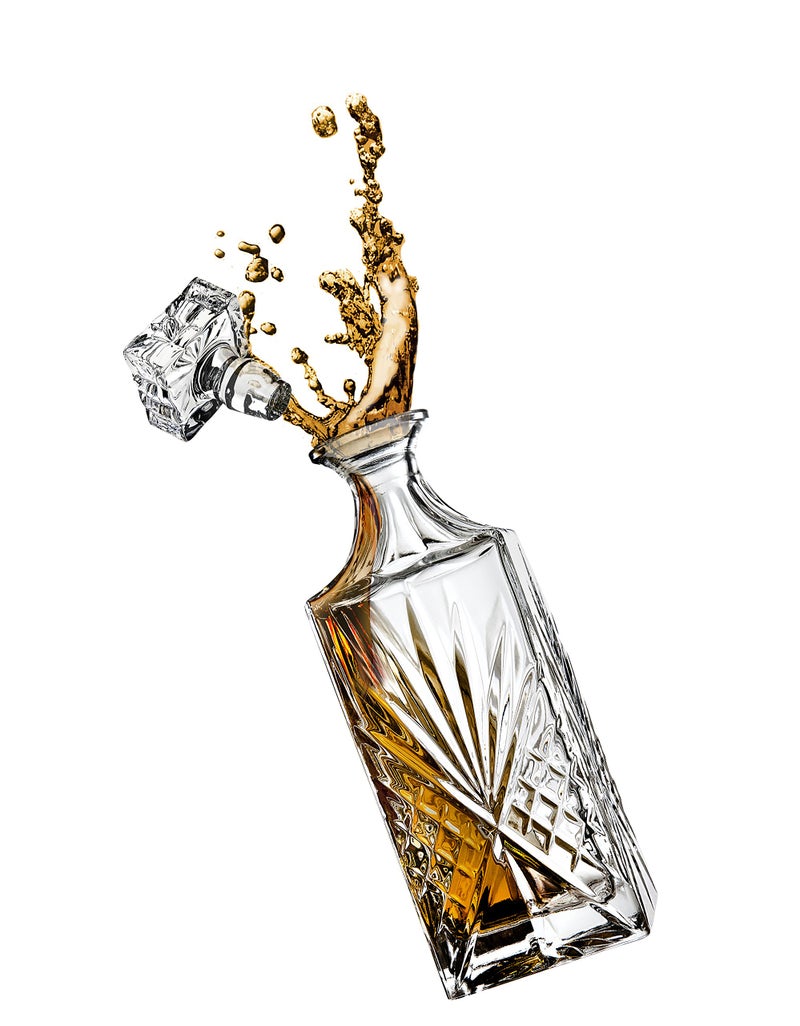 Lefonte Whiskey Decanter for Scotch, Liquor, Vodka, Wine or Bourbon - Irish Cut 750ml - Image 2