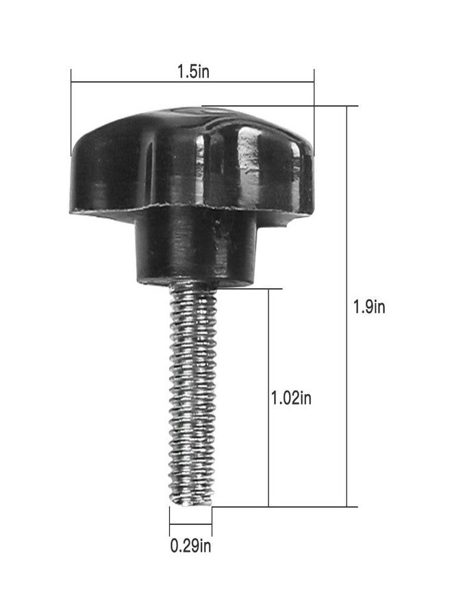 CheroCar Hardtop Quick Removal Bolts Thumb Screws for Jeep Wrangler 1987-2020 & Unlimited TJ YJ JK JKU JL JLU, Exterior Accessories, 8pcs/Set, Black… - Image 3