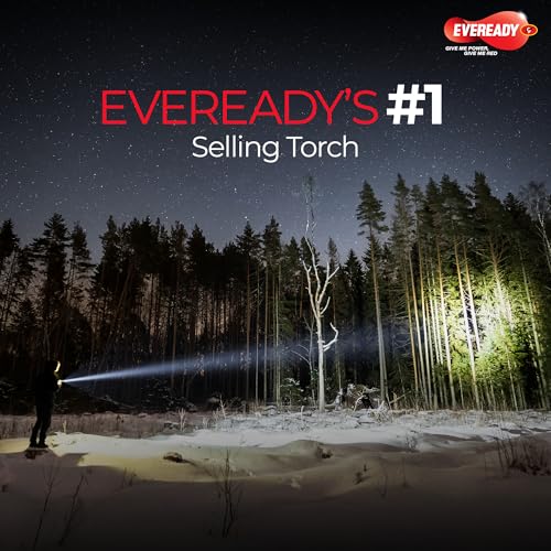 EVEREADY DL47 (Mega Josh), 0.75W Emergency Torch, Durable ABS Plastic Body, Bright White LED Torch, Powered by 3xAA Eveready Batteries - Image 3