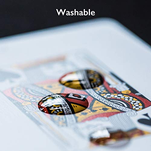 SLOWPLAY 100% Plastic Playing Cards, 2-Deck Poker Card Set, Jumbo Index, Poker Size, Superior Flexibility and Durability, Waterproof & Washable, Professional Playing Cards for Texas Hold’em Poker - Image 5