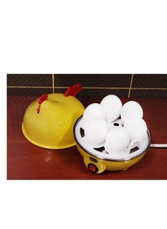 Generic Egg Boiler With 7 Slot Non Stick Flippin Pancake Maker 350.0 W 6902016009281 Yellow  - Image 3