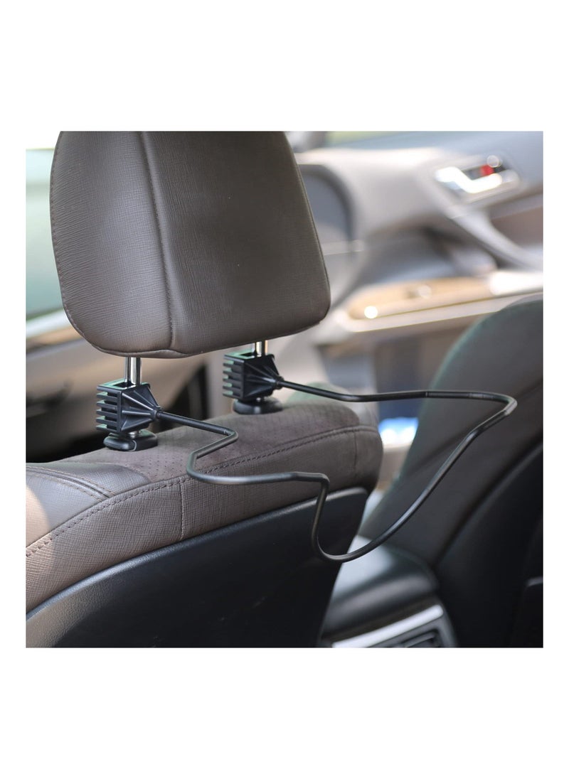 Generic Cowboy Hat Holder for Cars, Rack Mounted Car Clothes Hanger Car Interior Cowboy Hat Rack Coat Hanger Versatile Cowboy Hat Car Holder Convenient Car Clothes Hanging Bar for Truck Seat Car Accessories  - Image 2