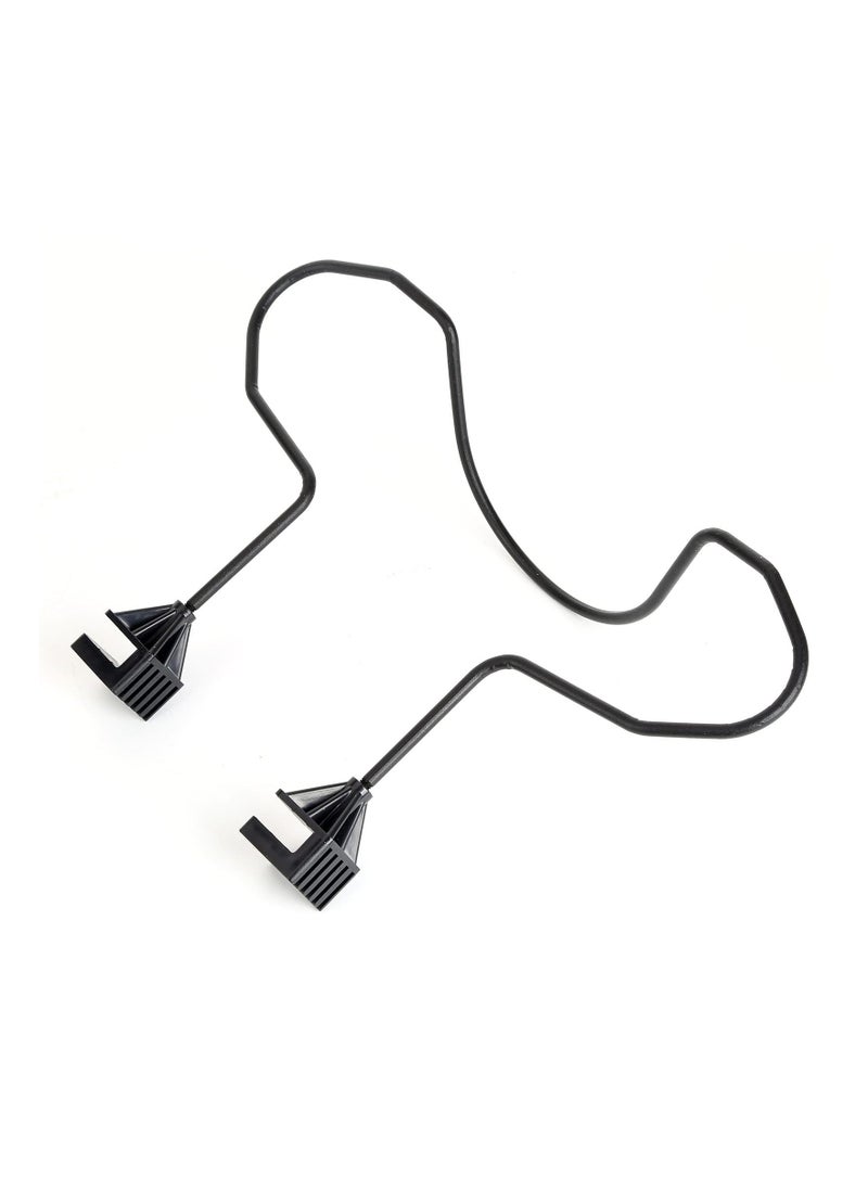 Generic Cowboy Hat Holder for Cars, Rack Mounted Car Clothes Hanger Car Interior Cowboy Hat Rack Coat Hanger Versatile Cowboy Hat Car Holder Convenient Car Clothes Hanging Bar for Truck Seat Car Accessories  - Image 5