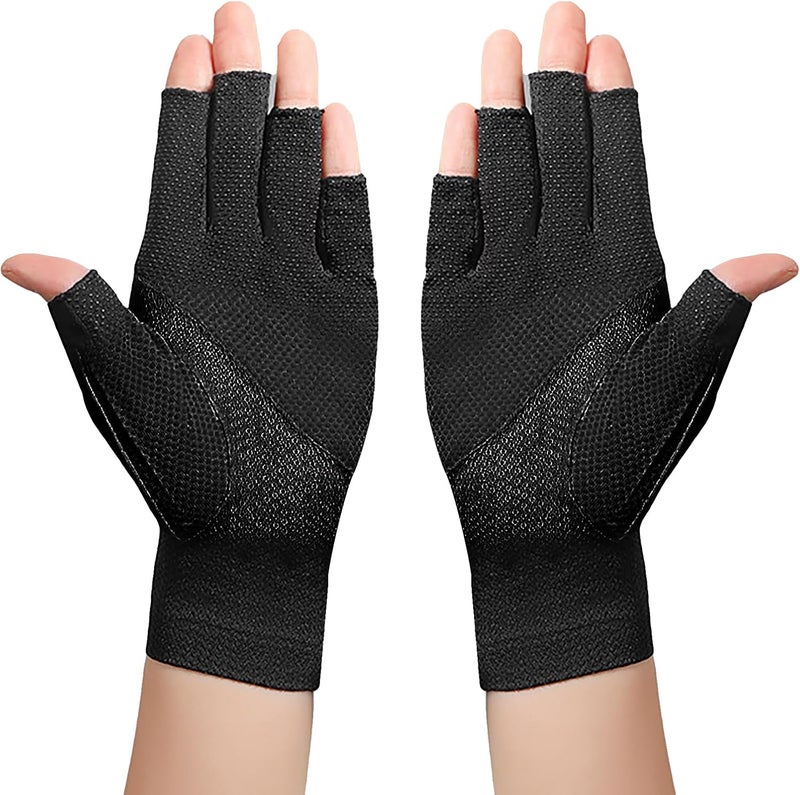 Ylucky Lightweight Summer Fingerless Gloves Men Women UV Sun Protection Driving Cotton Gloves Nonslip Touchscreen Gloves - Image 4