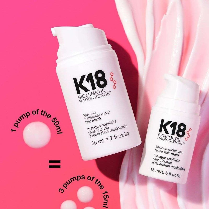 K18 Leave-In Molecular Hair Mask 15ml - Image 5