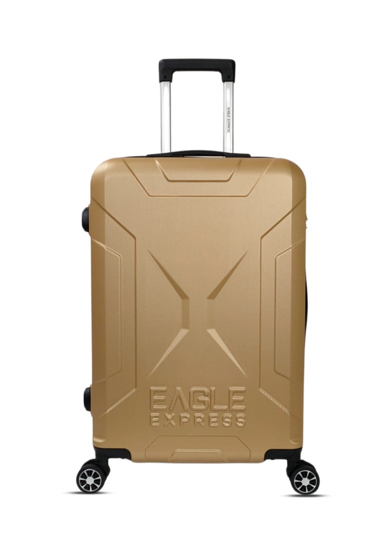 Eagle Express EXPEDITION ABS HARD TROLLEY 20,24,28 inch 3 Piece Set GOLD  - Image 2