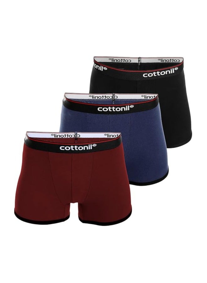 COTTONIL Everyday Men Boxers Basic Solid Colors - Bundle of 3 Boxers  - Image 1