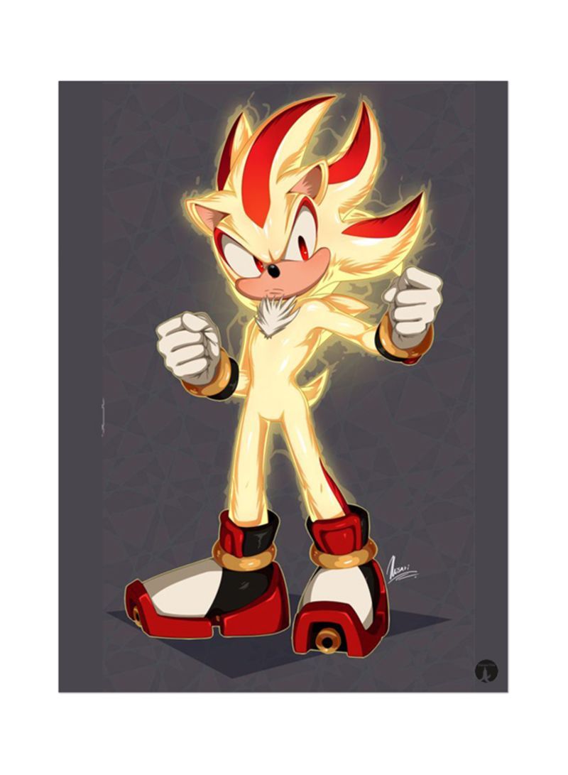 RKN The Video Game Sonic Mouse Pad Grey/Gold