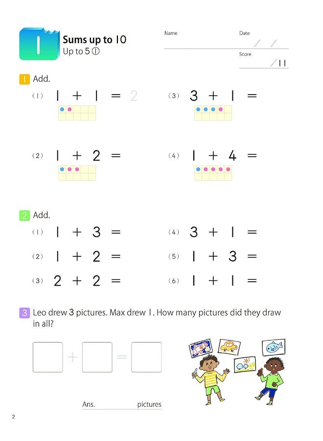 Kumon Math Bites: Grade 1 Addition & Subtraction - Image 4