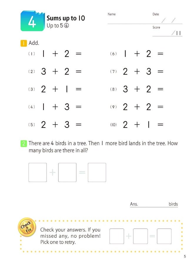 Kumon Math Bites: Grade 1 Addition & Subtraction - Image 3
