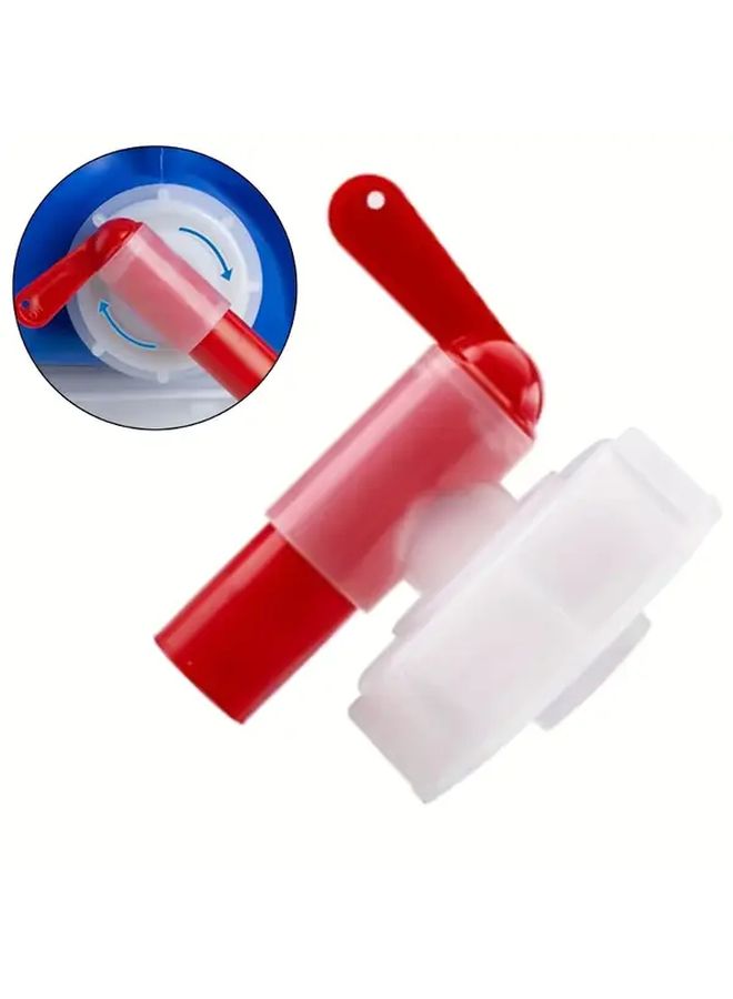 Heavy Duty Plastic Dispenser Valve Red White Thread Wall Mounted Garden Hose Faucet for Outdoor Watering - Image 5