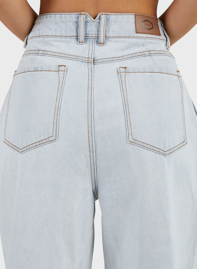 rvca 80s Fresh Prince Denim Jeans - Image 3