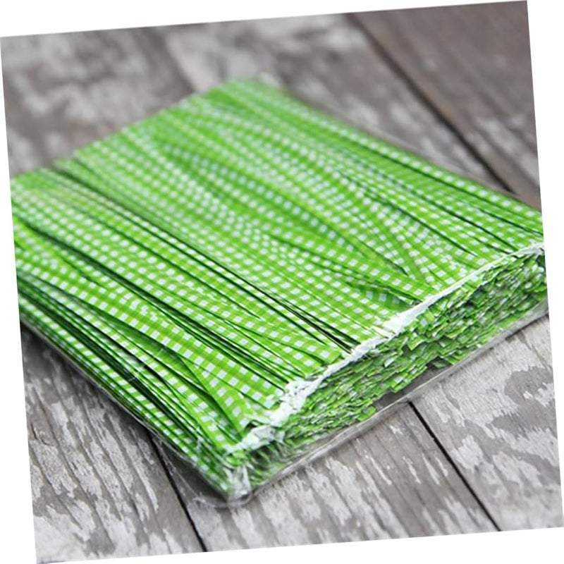 500 Pcs Mixed Colors Dot Pattern Twist Ties For Gift Bags Pastry Cupcake Packaging - Image 5