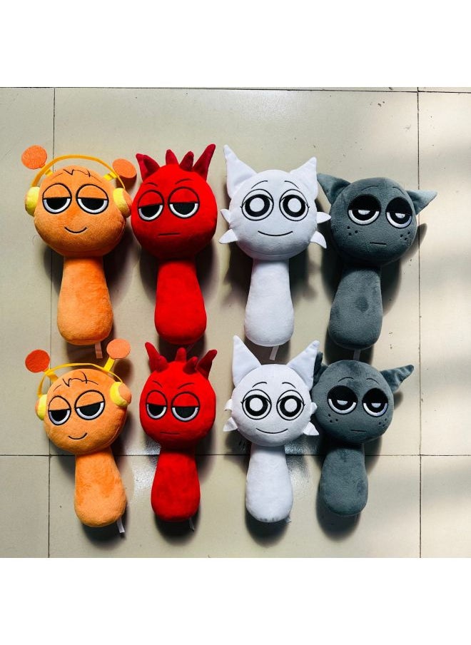 Generic - Sprunki Plush Rhythm Box Game Peripheral Plush Doll Doll-Color:Mutant Blue Bear-ready Stock 20cm 70g-Height:Vacuum Compression - Image 1