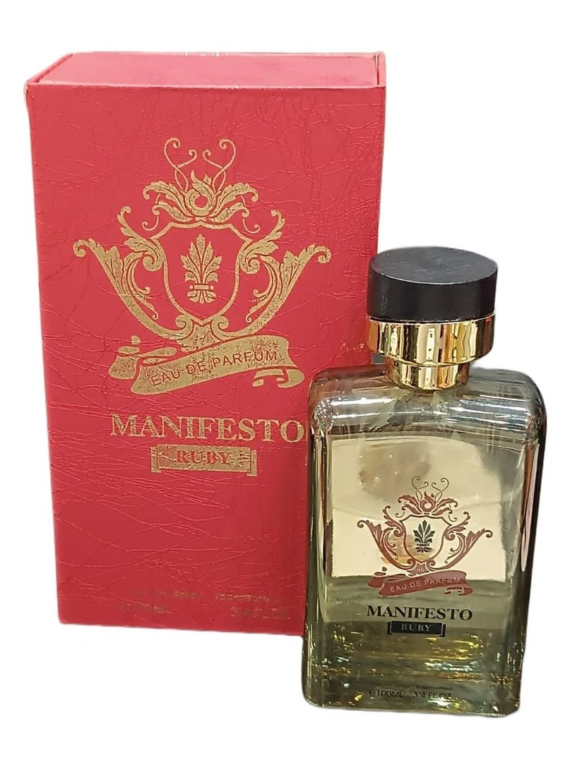 Ruby Bayan Ruby perfume, Manifest