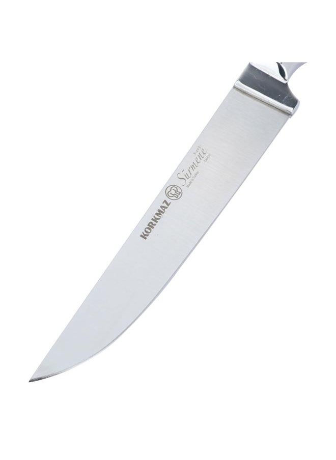 Alsaif - Korkmaz Steel Knife Wooden Handle Brown - Image 1