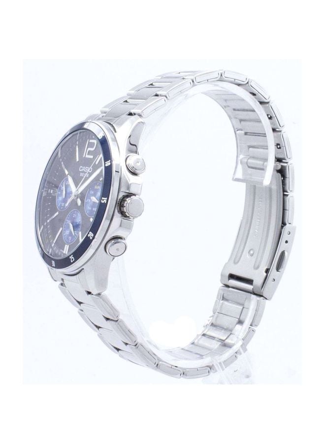 CASIO Men Water Resistant Chronograph Watch MTP-1374D-2A - Image 5