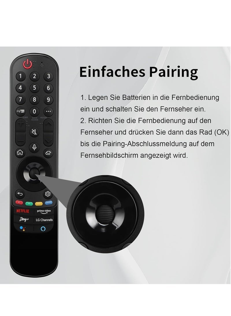 BLUMENiT Universal Remote Control Compatible with LG Magic TV (011) with battery - Image 1