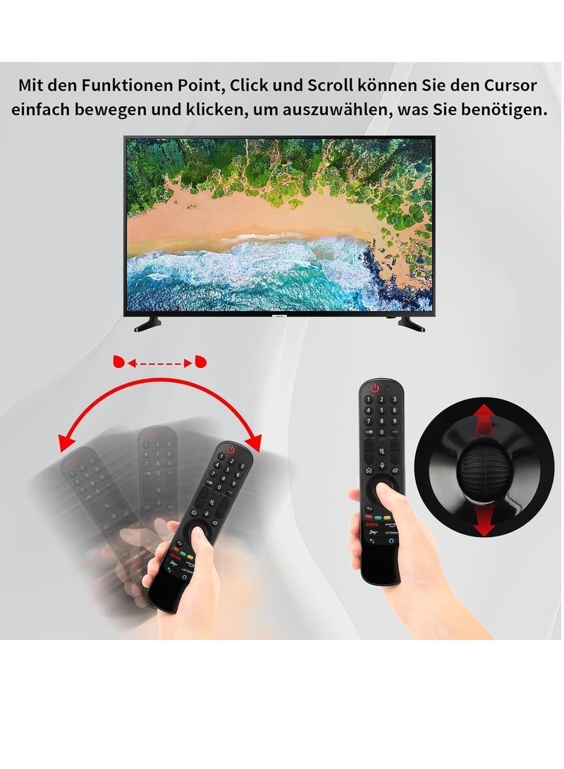 BLUMENiT Universal Remote Control Compatible with LG Magic TV (011) with battery - Image 3