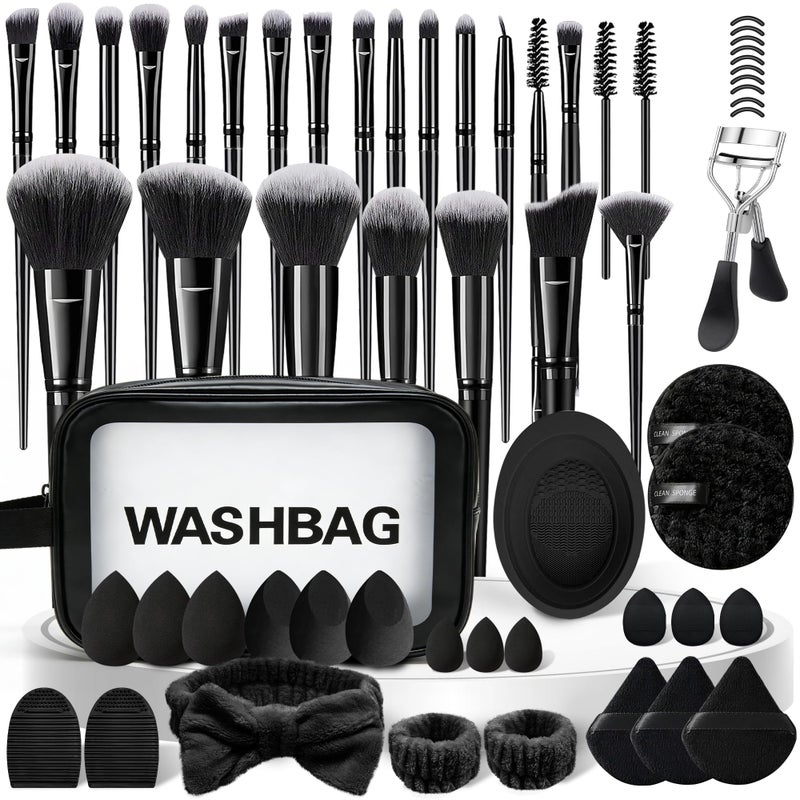 CLRDZN Makeup Brush Set, 62Pcs Makeup Brushes Set Professional, Multi-functional Makeup Brush Sets & Kits with Case Facial Makeup Accessories, Foundation Makeup Brush Kit Eye Make up Brushes & Tools - Image 1
