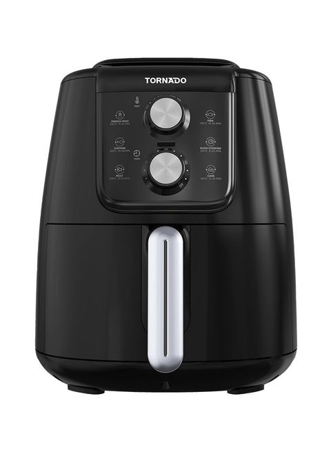 Air Fryer 1550 Watt 4 Liter LED Display Black x Silver THF-1554M-XL-BS
