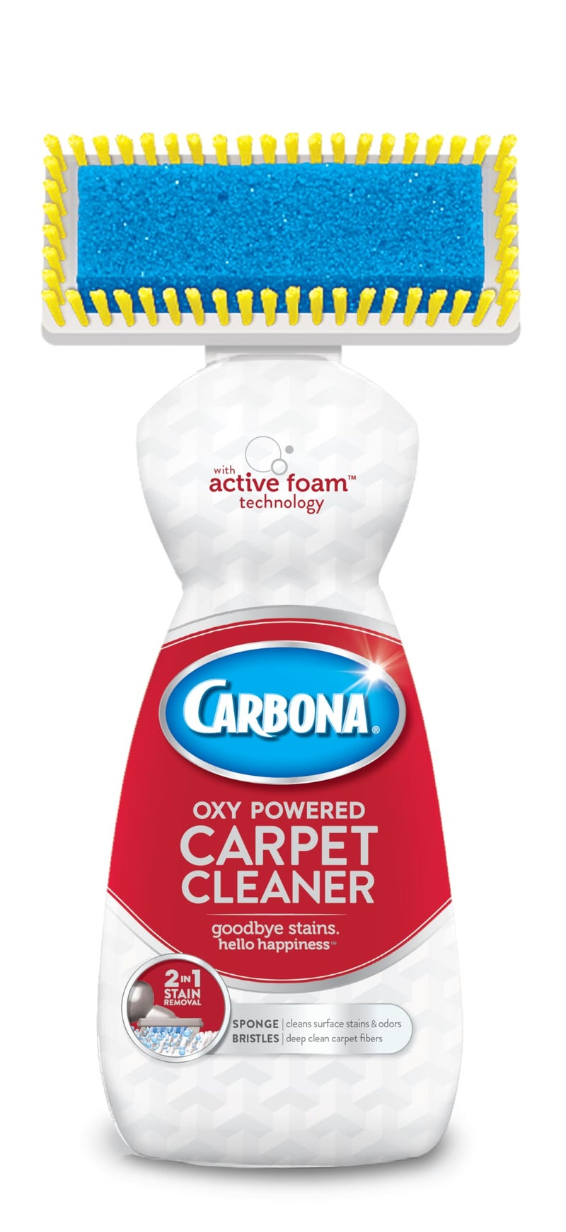 Carbona Carpet Cleaner with Brush | Oxy-Powered Foam for Spot Stain Removal | 13.5 Fl Oz - Image 1