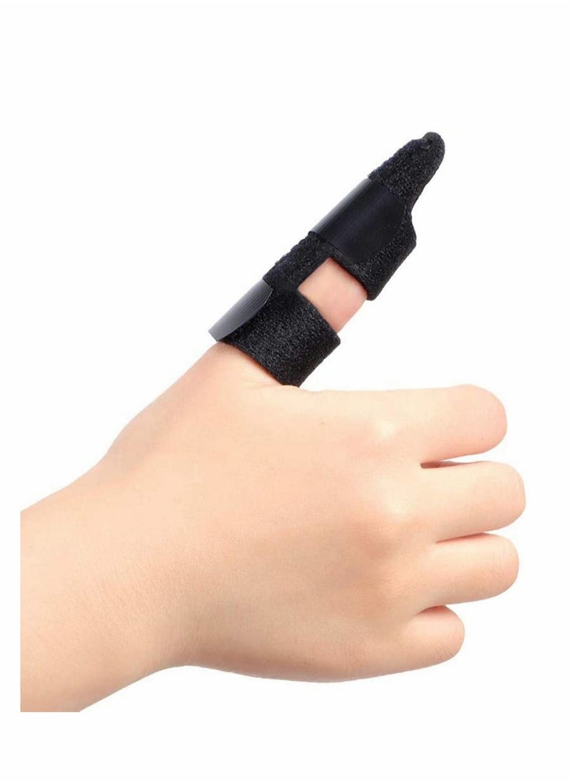 SYOSI - 1 Pack Finger Splint Trigger Finger Splints Mallet Finger Brace Finger Support and Straightener for Index Middle Ring Finger Tendon Release and Pain Relief - Image 1