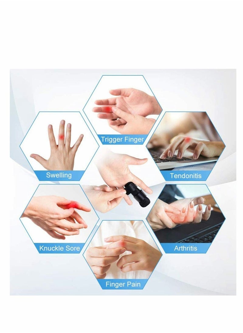 SYOSI - 1 Pack Finger Splint Trigger Finger Splints Mallet Finger Brace Finger Support and Straightener for Index Middle Ring Finger Tendon Release and Pain Relief - Image 1