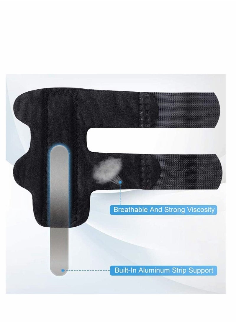 SYOSI - 1 Pack Finger Splint Trigger Finger Splints Mallet Finger Brace Finger Support and Straightener for Index Middle Ring Finger Tendon Release and Pain Relief - Image 1