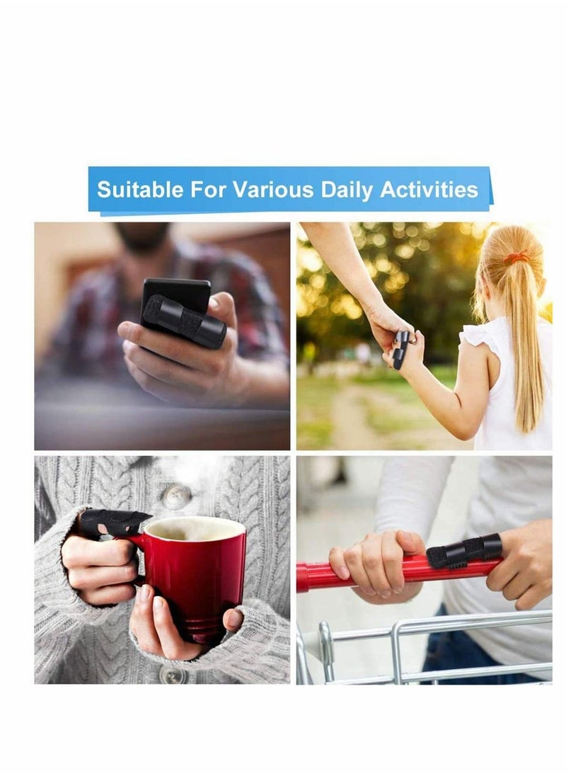 SYOSI - 1 Pack Finger Splint Trigger Finger Splints Mallet Finger Brace Finger Support and Straightener for Index Middle Ring Finger Tendon Release and Pain Relief - Image 1