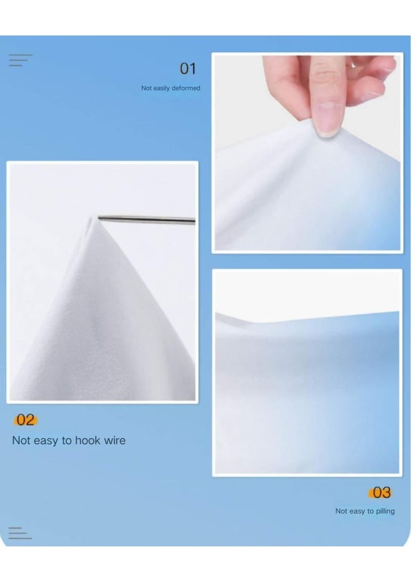 Three-piece pack, new gradient ice sleeves, ice silk sunscreen sleeves, thin UV protection, blue and white  - Image 2