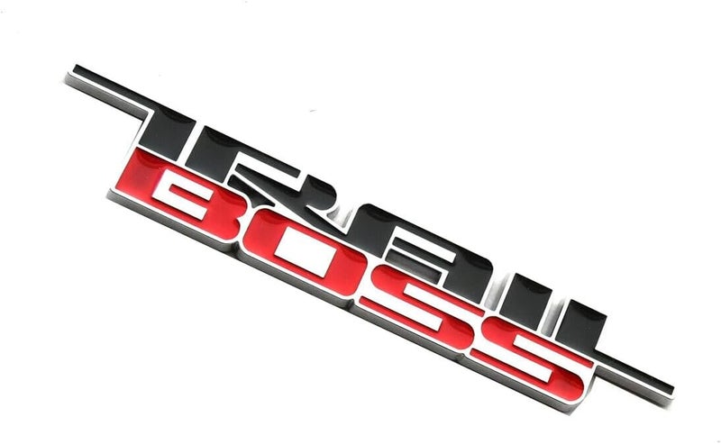 2019-2024 Trail Boss Emblem Car Badge 3D Nameplate Replacement for Silverado 1500 2500 HD (Chrome) - Image 4
