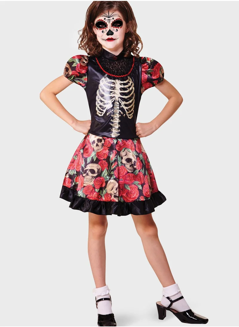 Rubies Costume Kids Day Of The Dead Girl Costume