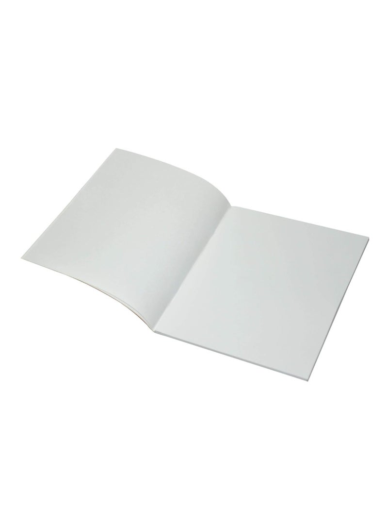 FIS Exercise Books Plain, 80 Pages, Pack Of 12 Pieces, 16.5 X 21 Cm Size - FSEBP80N - Image 3