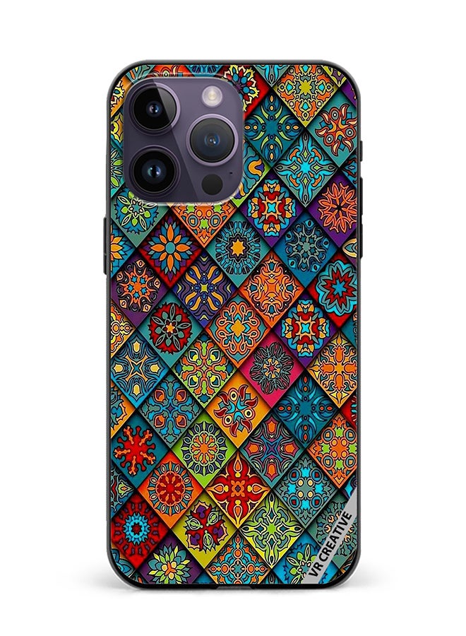 VR CREATIVE Protective Case Cover For Apple iPhone 16 Pro Max Mix Flower Design Multicolour