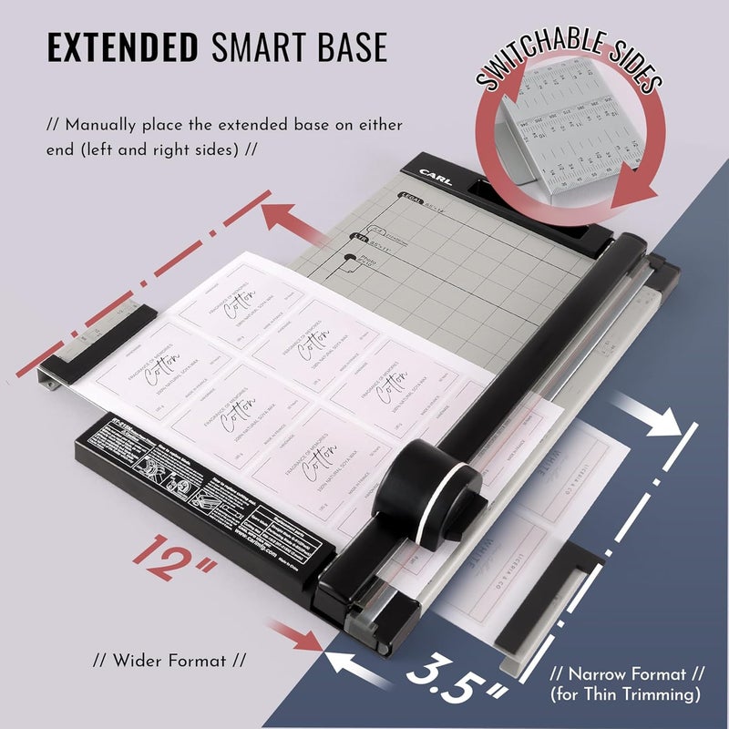 CARL , Professional Rotary Paper Trimmer 15-inch, 15 sheet cutting capacity - Image 4